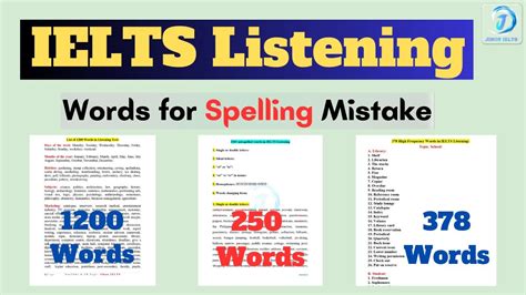 IELTS Listening Spelling Mistake IELTS Listening IELTS Listening Tips And Tricks Jibon
