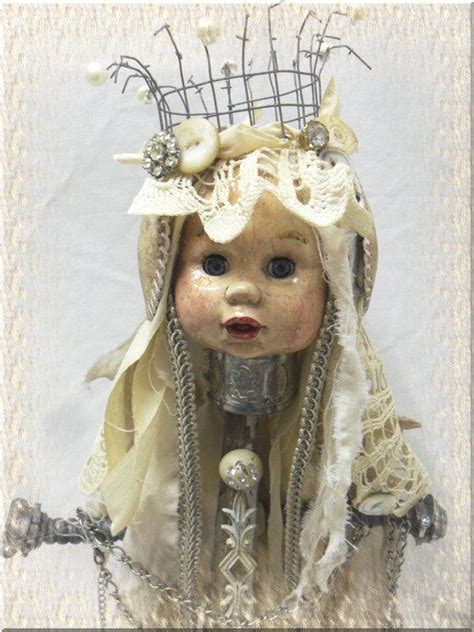 Ooak Angel Art Doll Grunge Baby Vintage Assemblage Etsy Angel Art