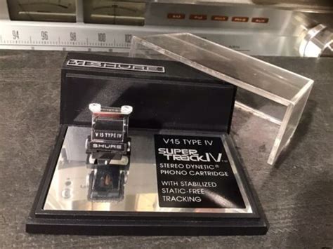 Shure V15 Type IV Turntable Phono Cartridge MINT EBay