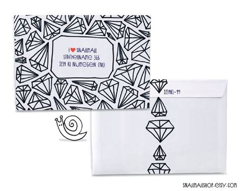 Handmade Drawing Envelopes Great For Cute Snailmail Create Your Own