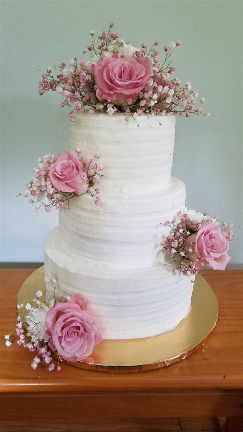 Pink Flowers Wedding Cake Wedding Cakes With Flowers Custom Cakes How