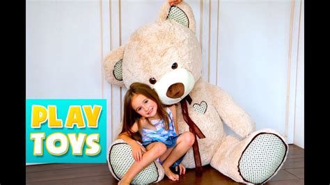 Cute Girl Playing With Teddy Bear 🎀 Youtube