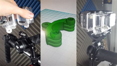 Custom 3d Printed Gopro Mounts How To Youtube