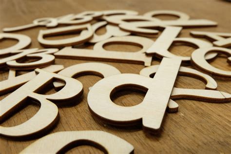 Wood Letter Laser Cut Wood Letters Crafting Shapes Etsy