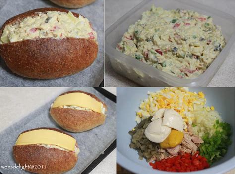 Jenngonneau · sharon putman · bdriscoll · jwilliams . Wen's Delight: Wholemeal Bun with Tuna Melts