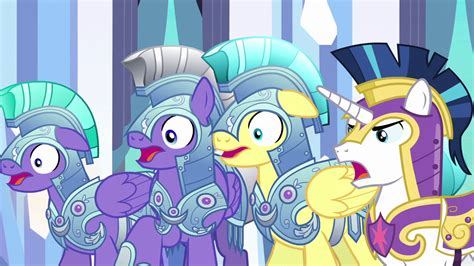 Image Shining Armor And Royal Guards Gasping S6e16png My Little