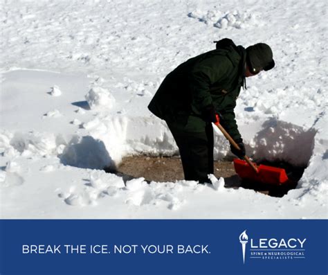 Winter Shoveling Tips Legacy Spine And Neurological