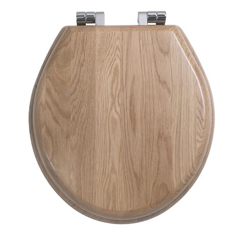 Oval Solid Wood Toilet Seat With Soft Close Hinge Imperial