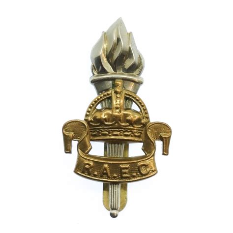 Royal Army Educational Corps Raec Cap Badge Kings Crown