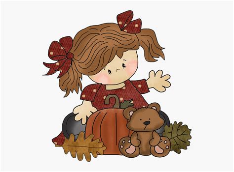 Bonecas And Meninas Girls Clips Fall Harvest Autumn Clip