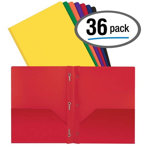 36 Pack Better Office Products Assorted 7 Primary Color Plastic 2