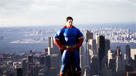 Unreal Engine 5 Spider Man Et Superman Se Montrent Dans L