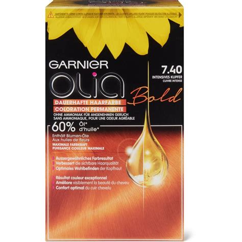 Garnier Olia Bold · Coloration Permanente · 740 Cuivre Intense • Migros