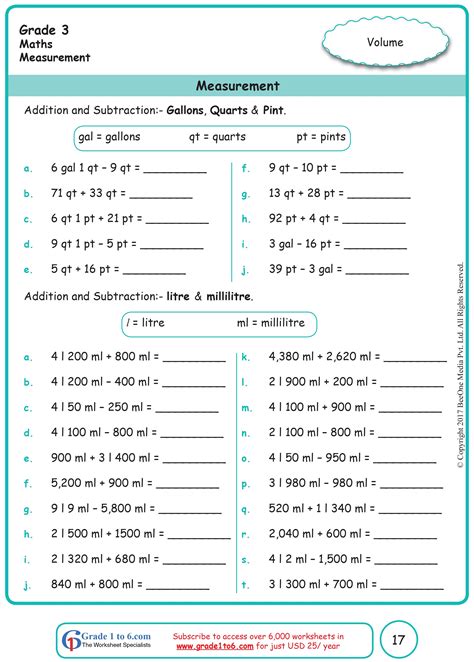 Measurement Worksheets Grade 3 Cbse Askworksheet