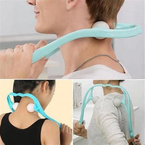 Buy New Manual Neck Massager Roller For Shoulder