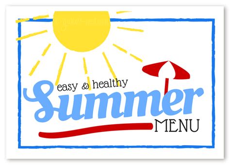 Thm Summer Menu Easy Dinners Gwens Nest Summer Menu Easy Dinner