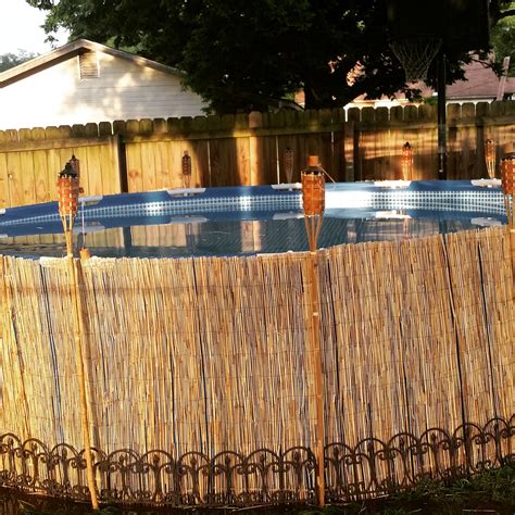 An Inexpensive Way To Dress Up Your Above Ground Pool Swimming Pool