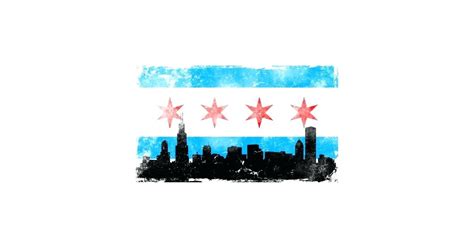 Chicago Flag Vector At Collection Of Chicago Flag