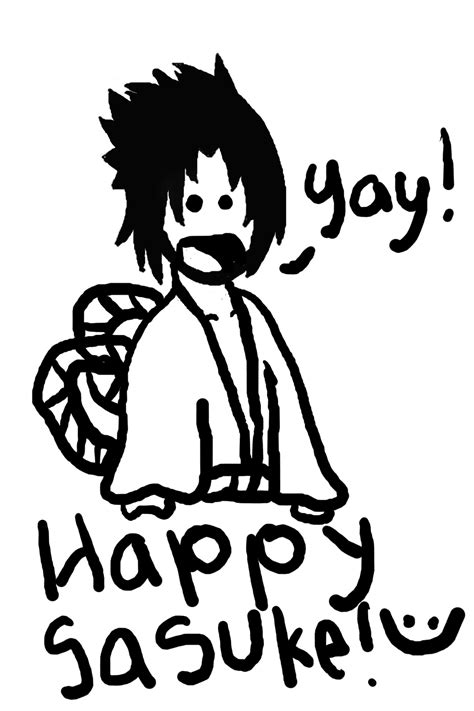 Happy Sasuke By Laosloser On Deviantart