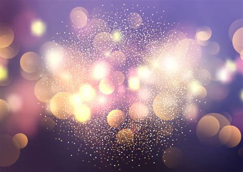 Free Bokeh Lights And Glitter Background Free Vector Nohatcc