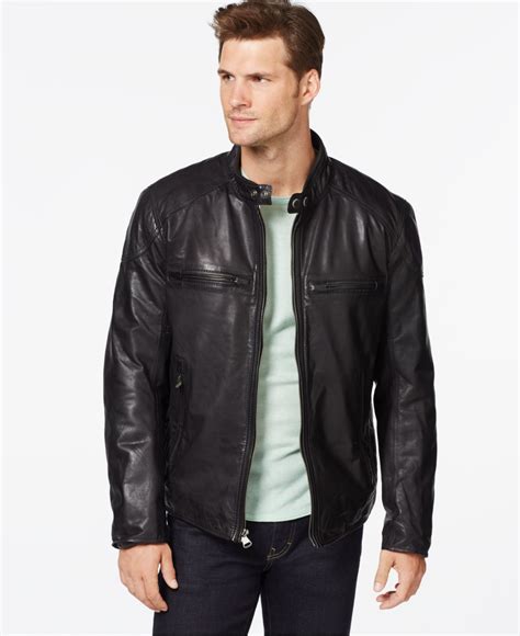 Lyst Marc New York Mac Moto Leather Jacket In Black For Men