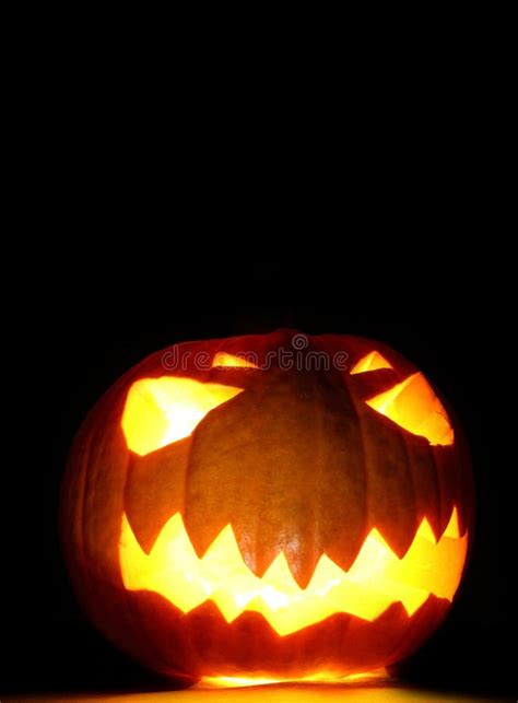 Angry Halloween Pumpkin Stock Photo Image Of Scary Fear 34011974