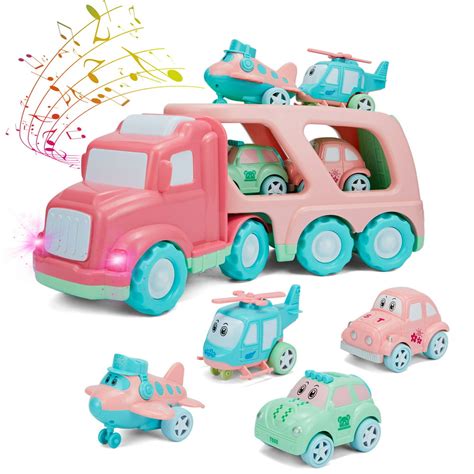 5 Piece Cars Toys For 3 8 Year Olds Toddler Kids Boys And Girls Big
