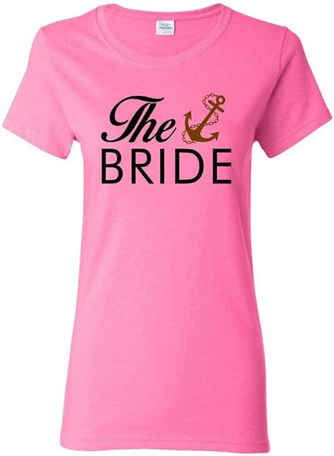 Ladies The Bride Groom Wedding Marriage Bridal Party Funny T Shirt Tee Uk Clothing