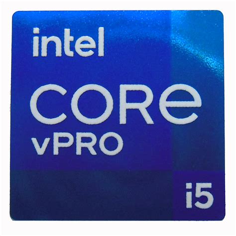 Original Intel Core I5 Vpro Sticker 18 X 18mm 1116″ X 1116″ 1134