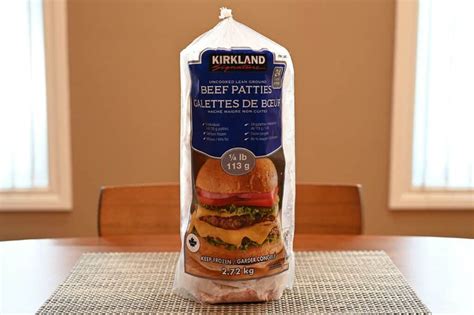 Kirkland Hamburger Patty Nutrition Facts Besto Blog