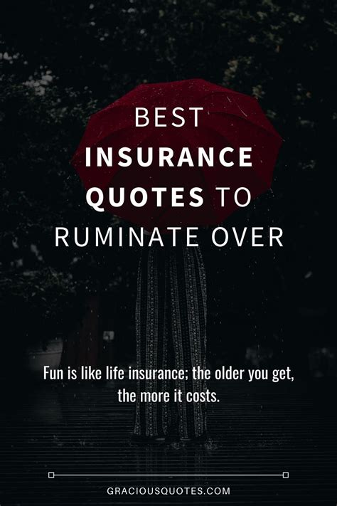 30 of the Best Insurance Quotes to Ruminate Over - Gracious Quotes