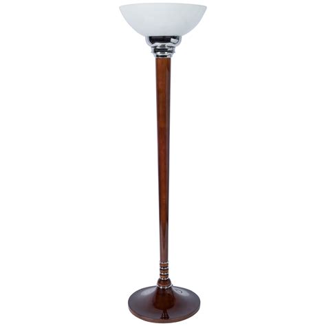 Red Copper Art Deco Floor Lamp For Sale At 1stdibs