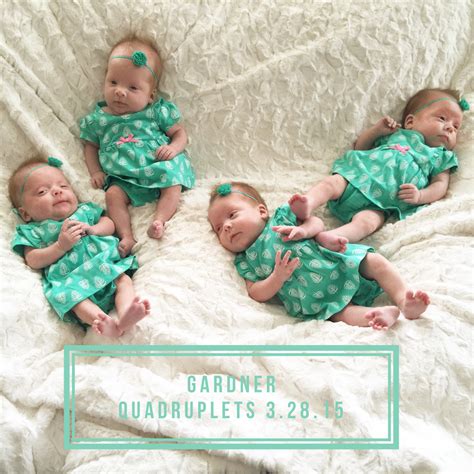 Quadruplets Summer Baby Photos Multiples Baby Photography