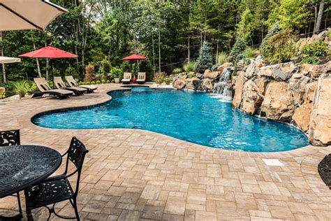 Fabulous Pool And Spa Construction In Wayne Nj Custom Inground Swimming Pool Design And Construction