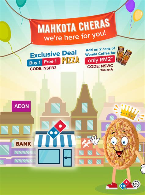 37 domino's malaysia coupons now on retailmenot. Domino's Pizza Code Buy 1 Free 1 & 2 Cans Wonda Coffee RM2 ...