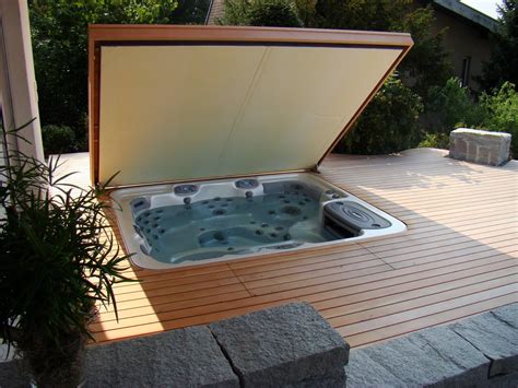 We offer one of the largest selection of jacuzzi brand hot tub spa parts. Hot Tub Cover and Deck Idea #spa | Outside in 2019 ...