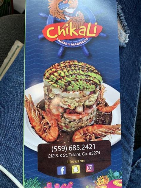 Mariscos Y Tacos El Chikali 212 S K St In Tulare Restaurant Reviews
