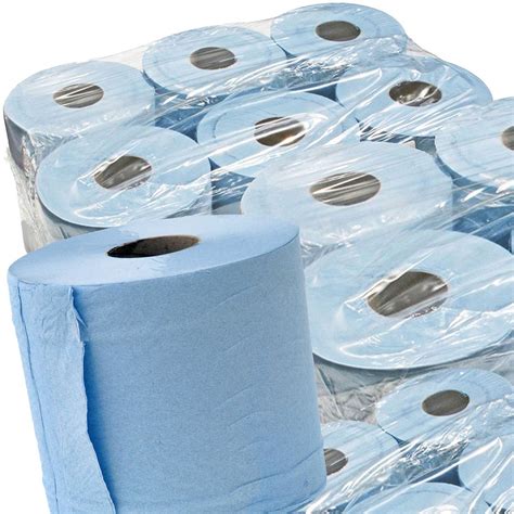 STAR SUPPLIES BLUE ROLL Ply Centrefeed Rolls Paper Hand Towels Absorbant Embossed Amazon Co