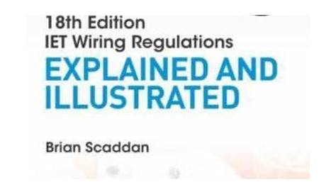 18th edition wiring regulations