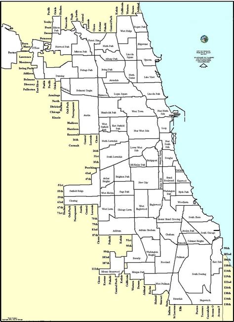 City Of Chicago Zoning Map Zoning Map Chicago United States Of America