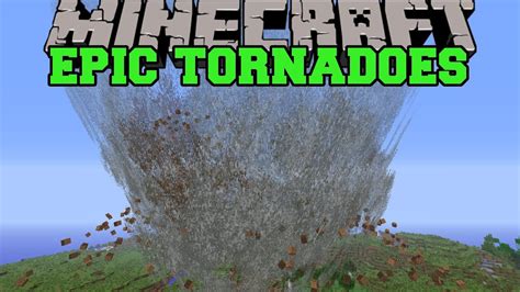 Minecraft MOD SHOWCASE The Tornado Weather Mod 1 7 10 YouTube