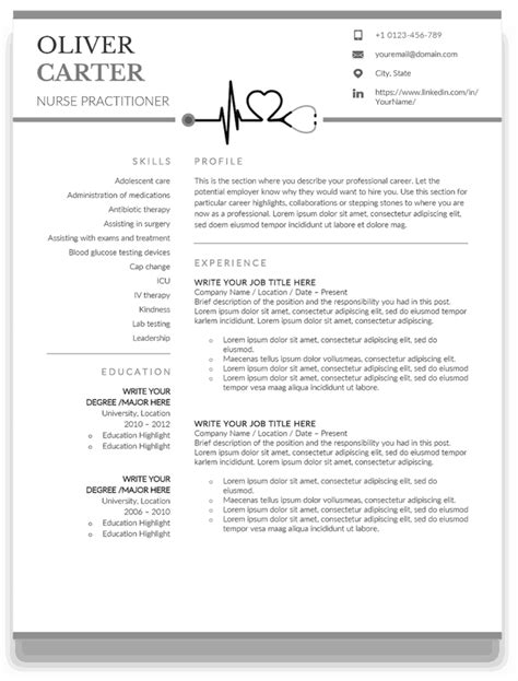 Jun 02, 2021 · how your unique combination of experience and education is the wonder drug for your new grad registered nurse cover letter. Pin on Resume