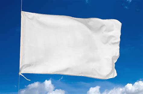 Blank White Flag Stock Photo Download Image Now Istock