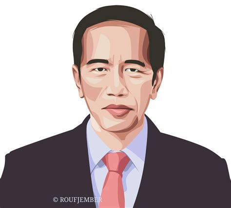 Fanart Vector Art Jokowi Selaku Presiden Republik Indonesia Full Hd