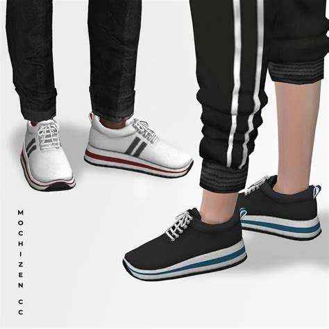 Everyday Sneakers Male Vers Mochizen Cc On Patreon Sims 4 Cc Shoes