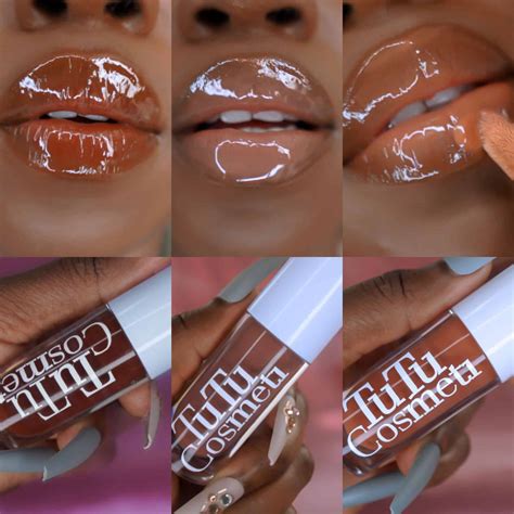 Brown Lip Gloss Set Lovelytu