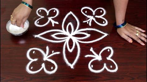 Simple Kolam Designs With 5x5 Dots Simple Muggulu With 5x5 Dots Simple