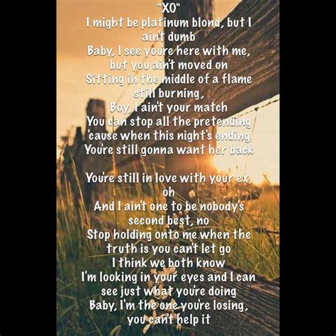 Kelsea ballerini get over yourself lyrics is property and copyright to its owner(s) and provided for personal use only. Kelsea Ballerini- XO | Country lyrics, Me too lyrics, Music quotes