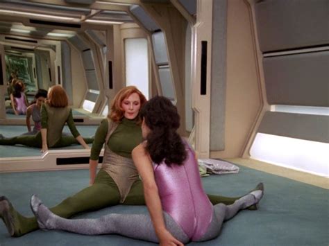 Deanna Troi And Beverly Crusher Deanna Troi Star Trek Images Star Trek Actors