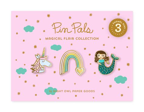 Magical Flair Pin Pals T Set ‹ Accessories Night Owl Paper Goods